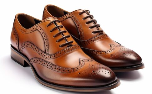 pair-brown-shoes-with-brown-leather-band_999340-21064